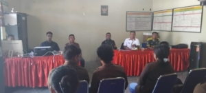 Babinsa Hadiri Rapat Pembentukan Loket Adminduk Desa dan Pemutakhiran Data Base Kependudukan