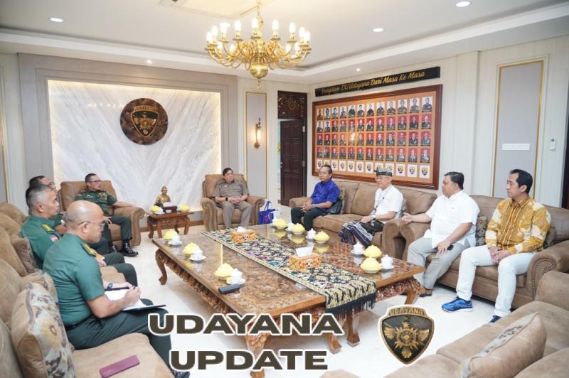Kodam IX/Udayana dan ITB STIKOM Bali Jajaki Kerja Sama Strategis Bidang Keamanan Siber dan SDM Digital