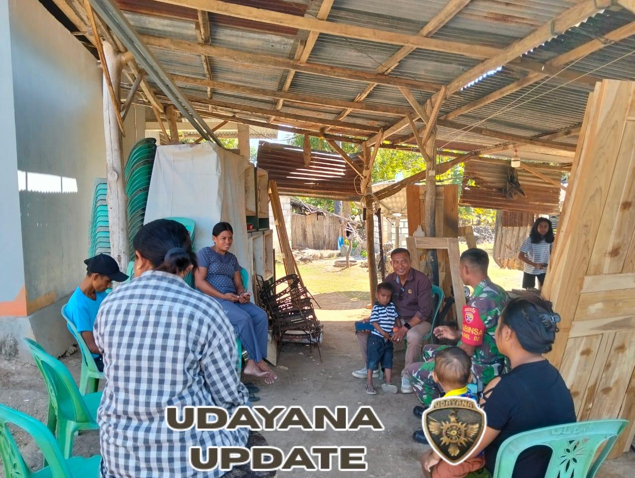 Jaga Sinergitas, Babinsa  Komsos dengan Perangkat Desa