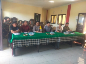 Danunit Inteldim Klungkung Hadiri Rakor Penyusunan Rencana Aksi Satgas Percepatan Tata Kelola Pariwisata Nusa Penida