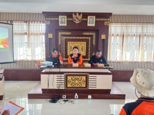 Babinsa Tohpati Hadiri  Sosialisasi Penanganan Bencana