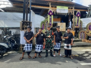 Babinsa Manduang Atensi Upacara keagamaan Di Wilbin