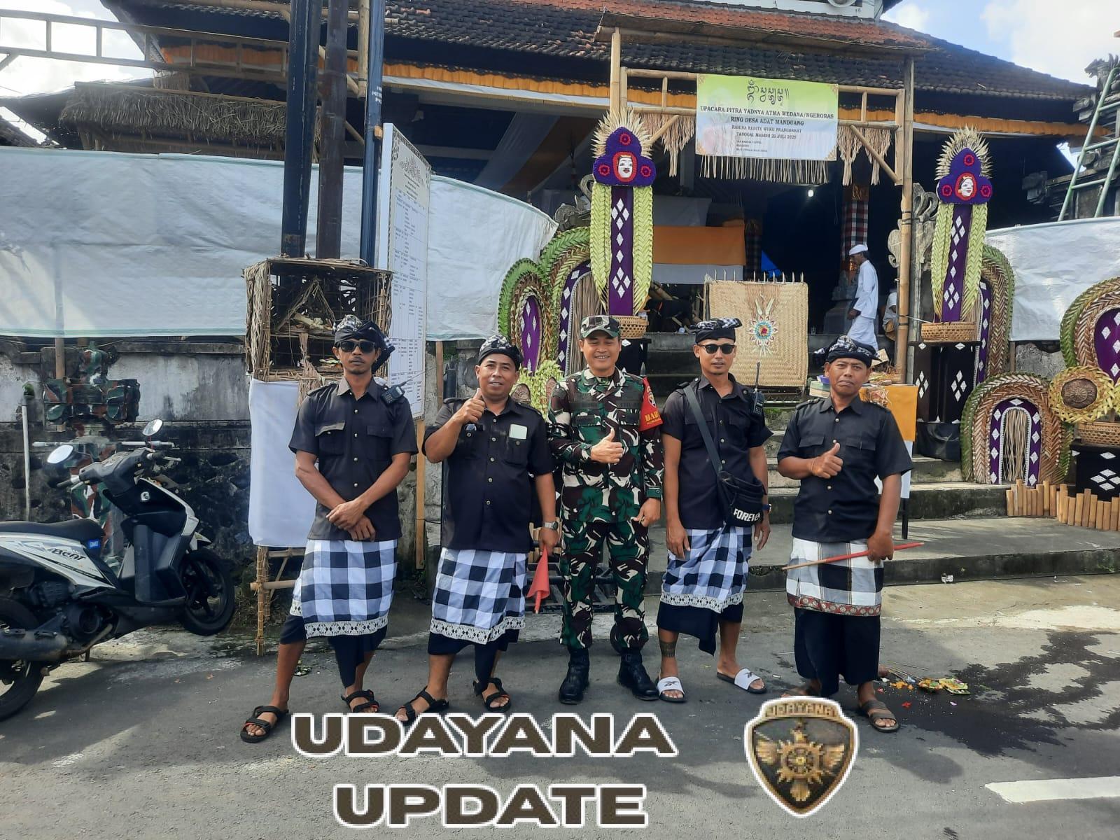 Babinsa Manduang Atensi Upacara keagamaan Di Wilbin