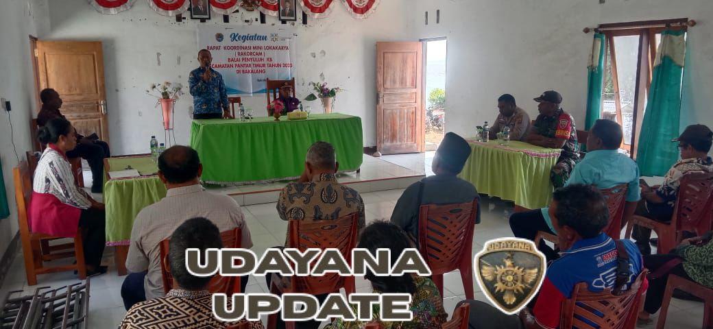 Dukung Program Keluarga Berencana, Babinsa Sertu Lodewik Kay Ikut Rapat Koordinasi di Pantar Timur