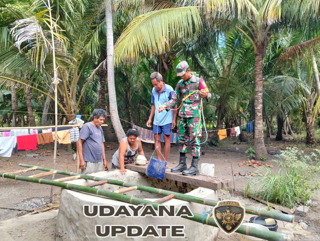 Kopda Ahmad Subhan Turun Langsung Bantu Warga Gali Sumur di Desa Baranusa