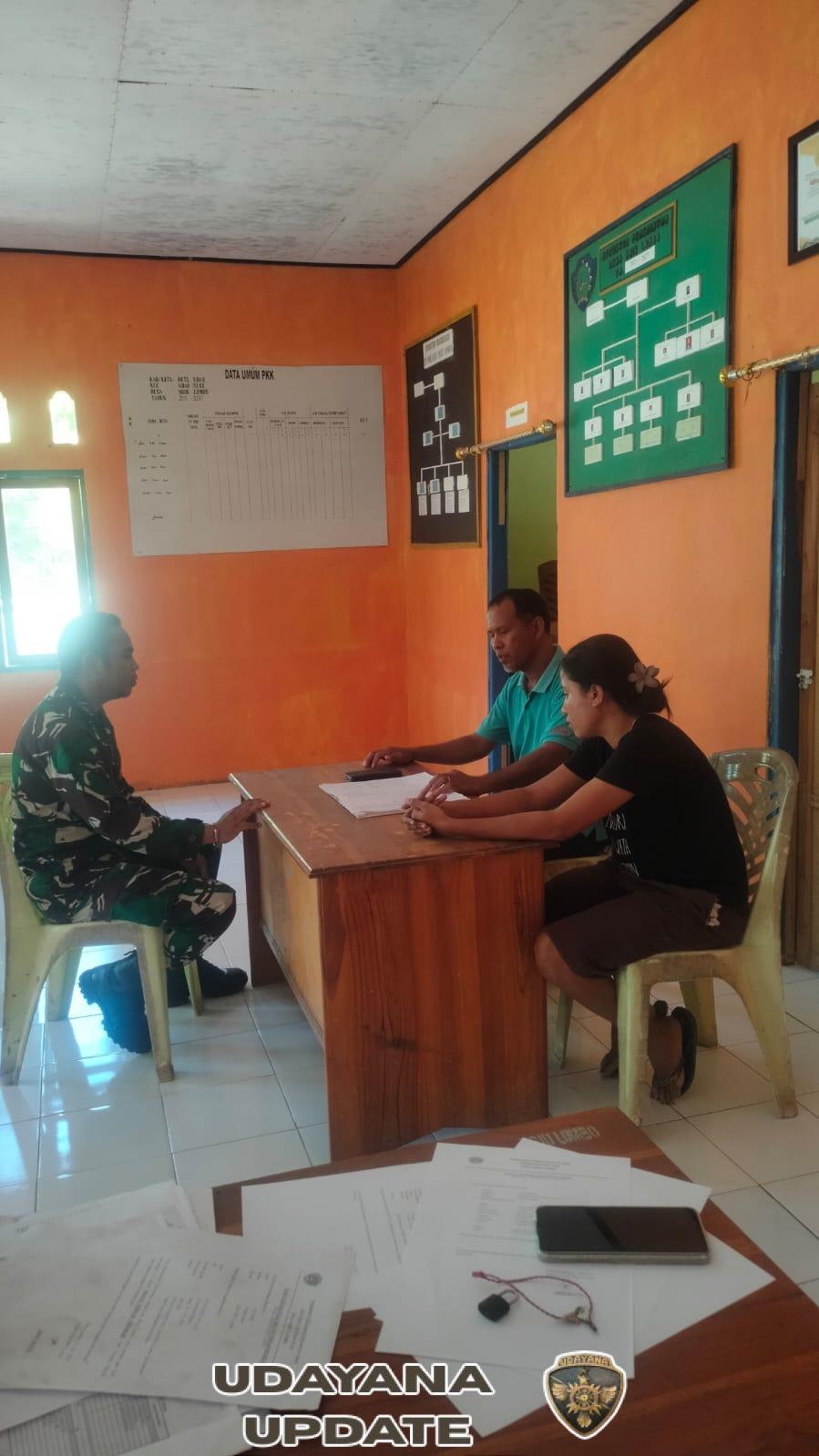 Babinsa Batutua Sampaikan Program Kodim 1627 di Desa Mbiulombo