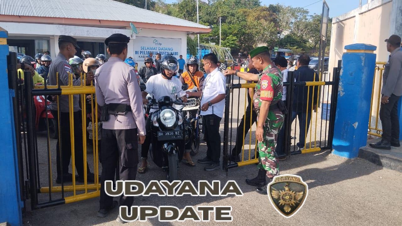 Jaga Ketertiban Pelabuhan Babinsa PAM Demi Keamanan dan Kenyamanan Penumpang