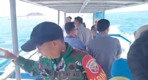 Babinsa Poto Tano Hadiri Dan Amankan Lomba Sampan GP Kades Cup, Wujud Dukungan pada Kearifan Lokal.