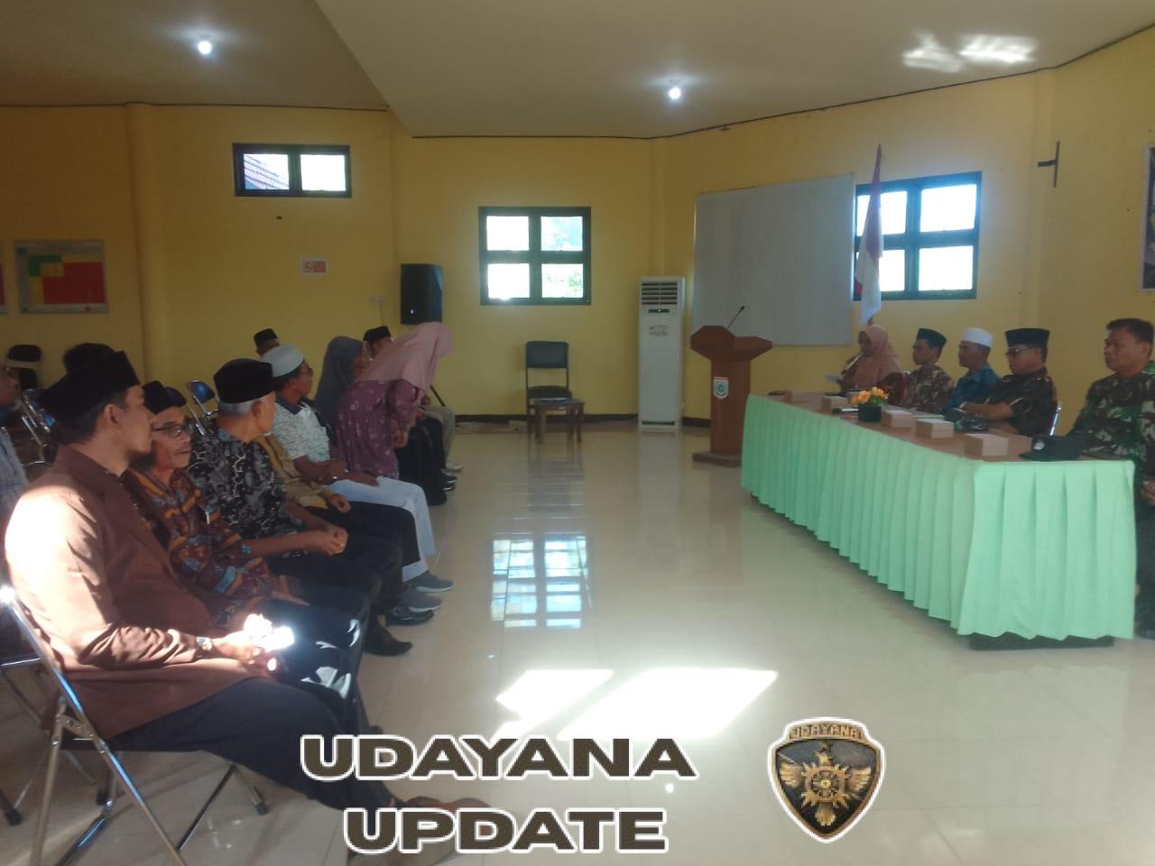 Danpos Brang Ene Hadiri Rapat Penyegaran Pengurus LPTQ Kecamatan Brang Ene.