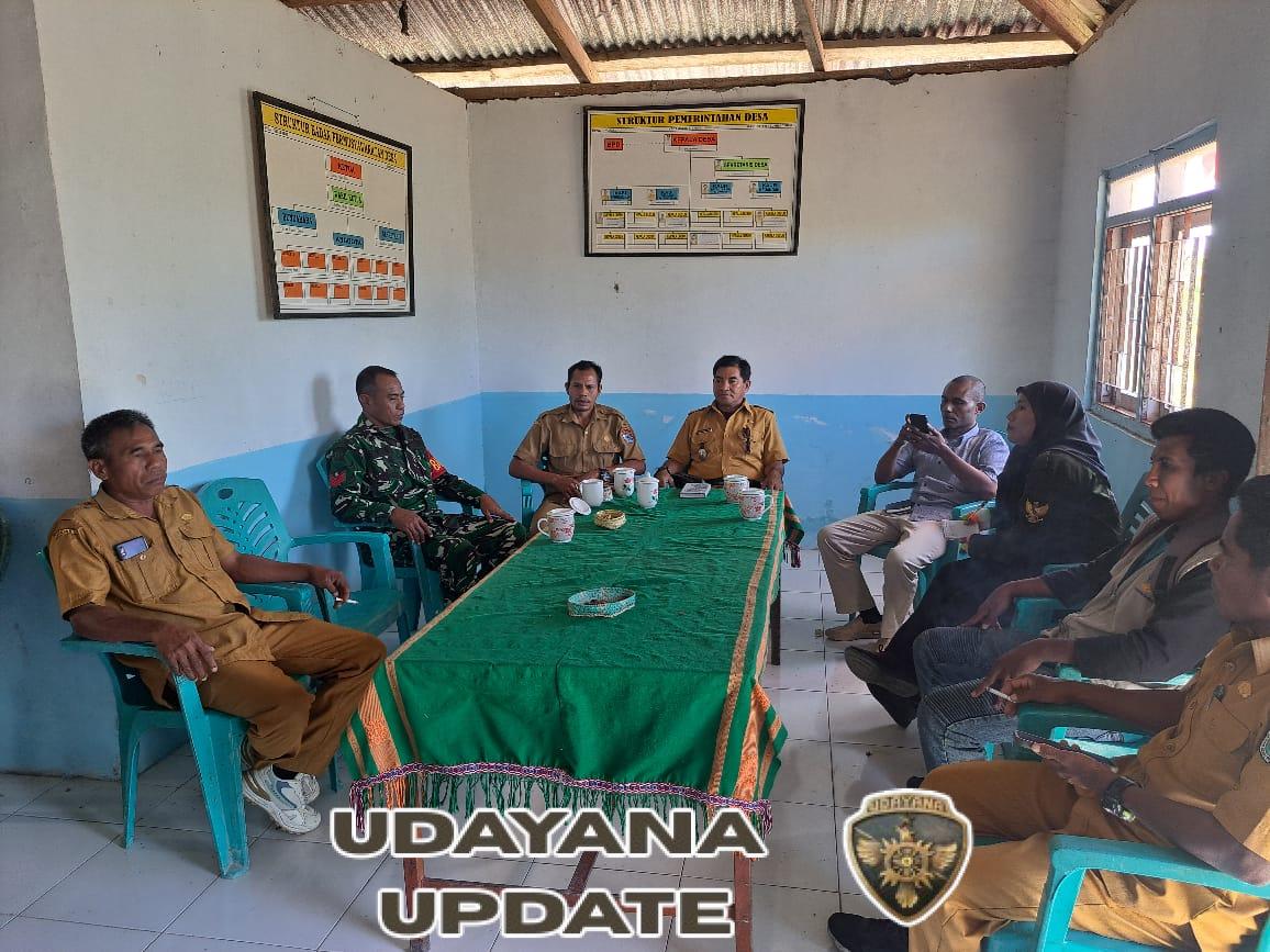 Babinsa Koramil 01/Lewa Hadiri Evaluasi Dana ADD Desa Mandas