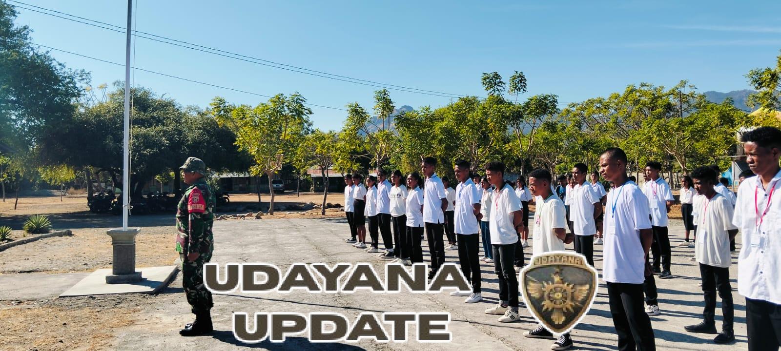 Hadir Di Tengah Generasi Muda! Babinsa Latih PBB Di SMKN Perikanan Wini, Bangun Disiplin Dan Jiwa Nasionalis Siswa Baru