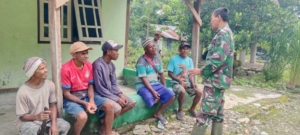 Babinsa Koramil 1618-01/Miotim Imbau Warga Tak Tebang Pohon Sembarangan, Demi Cegah Bencana Alam