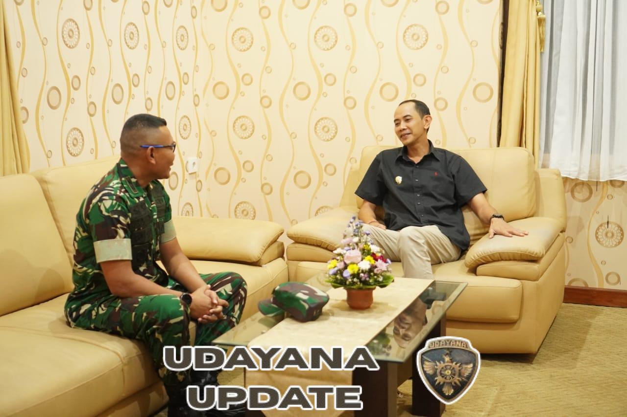 Dandim Klungkung Silaturahmi Ke Wakil Bupati Klungkung