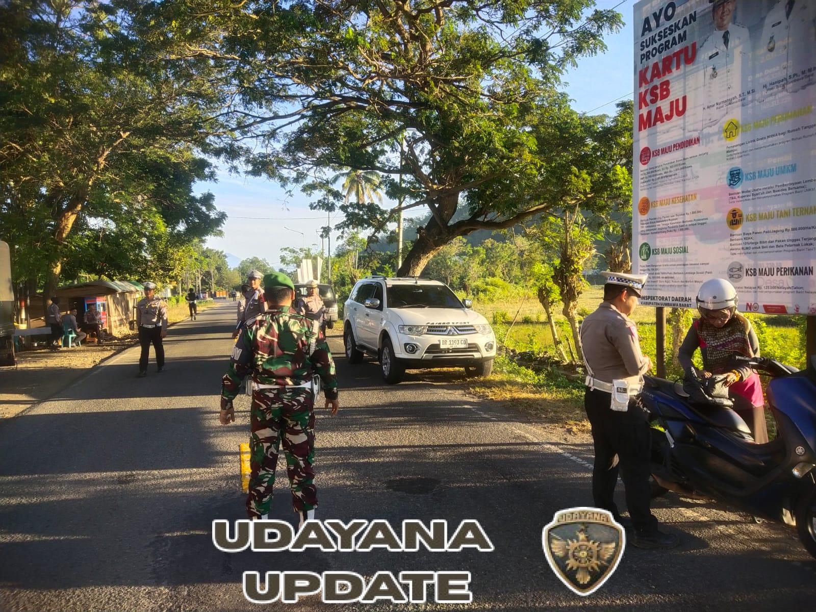 Kopda Hendra Surya Dinata Terlibat Operasi Patuh Rinjani 2025 di Jereweh