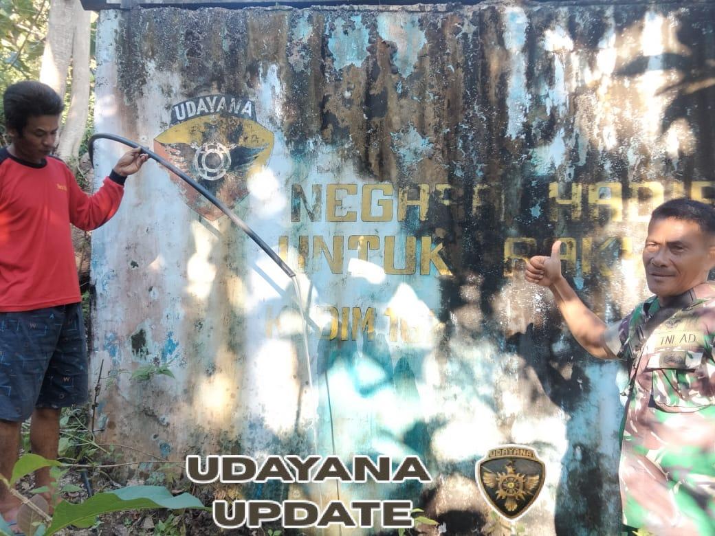 Pastikan Pompa Hidram Tetap Berfungsi Babinsa Laksanakan Pengecekan