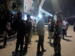 Babinsa Taliwang Amankan Acara Hiburan Malam Sandeka Dilao’ di Desa Labuhan Lalar