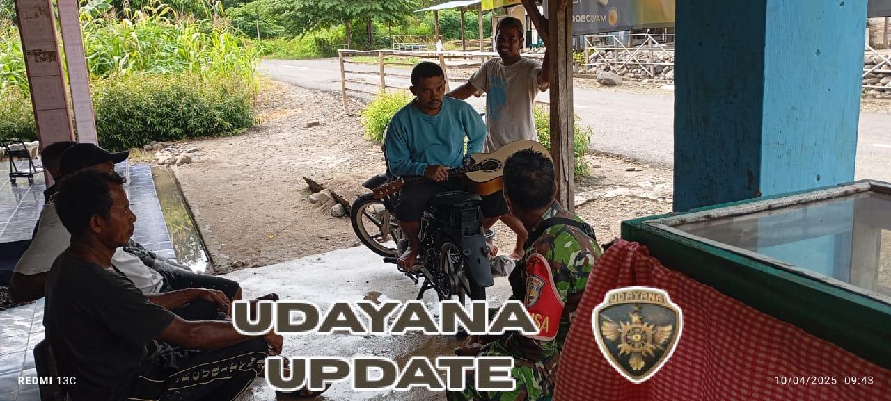 Babinsa Koramil Maurole Bangun Sinergi dengan Warga Desa Ndondo Lewat Komsos