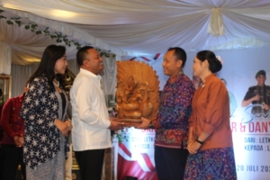 Pisah Sambut Dandim 1616/Gianyar dan Danyonzipur 18/YKR Berlangsung di Taman Prakerti Bhuana