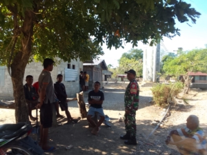 Babinsa Koramil 1618-03/Insut Gencarkan Edukasi Cegah Kekerasan Dalam Rumah Tangga