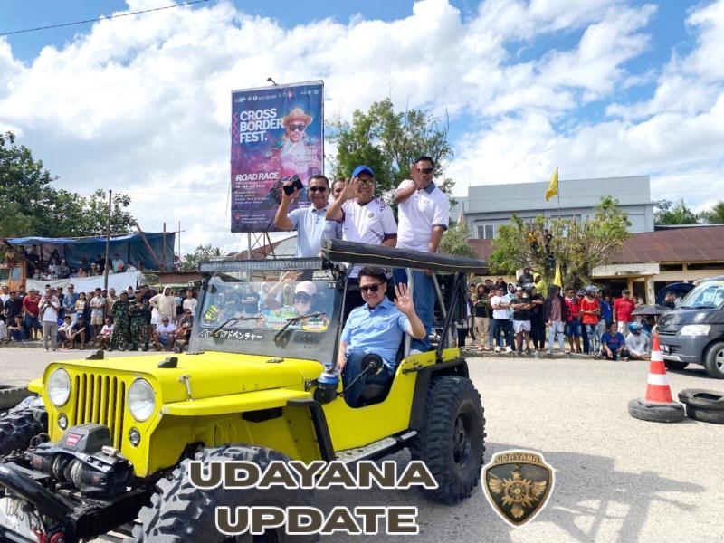 Cross Border Race Dihadiri Dandim 1618/TTU Momentum Tingkatkan Citra Positif Wilayah Perbatasan