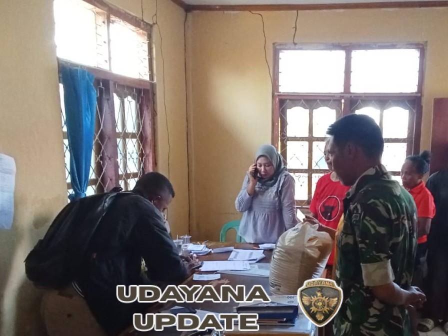 Koramil Reok Dukung Ketahanan Pangan Lewat Pendampingan Penyaluran Hanpangan 2025