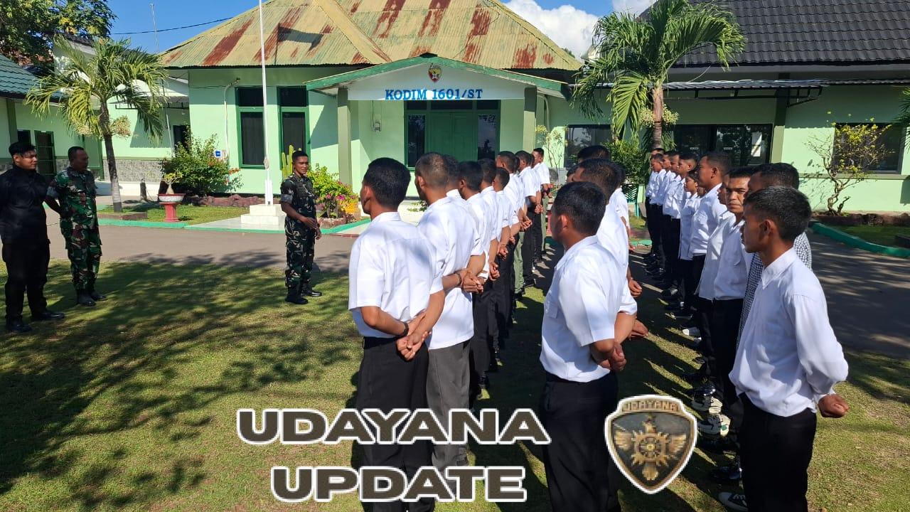 Dandim 1601/ST Beri Pengarahan Kepada SPPI Yang Baru Menyelesaikan Pendidikan Di Rindam IX/Udayana