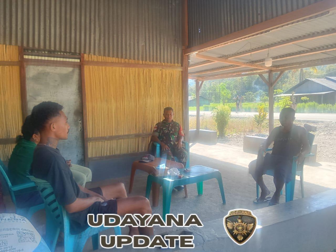 Sertu Wilfridus Molo Duduk Bersama Warga, Dengar Aspirasi dan Cari Solusi