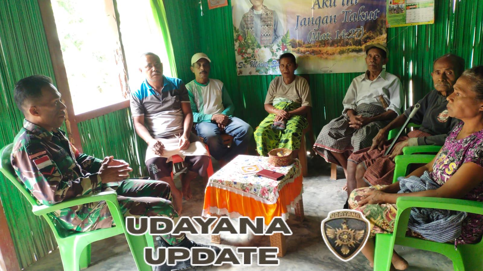 Babinsa Koramil 1618-05/Biut Kopda Siprianus Juanda Mau Laksanakan Anjangsana ke Warga Binaan