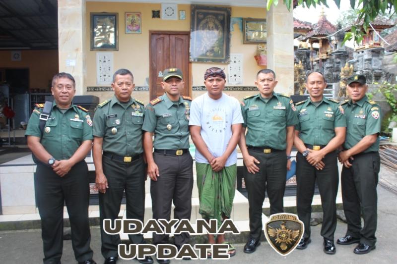 Dandim 1616/Gianyar Tunjukkan Keteladanan, Pimpin Langsung Melayat ke Rumah Duka Anggota