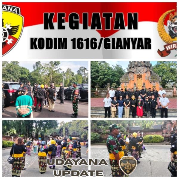 Babinsa Koramil Tampaksiring Kawal Ketat Kunjungan Forum Keraton Nusantara di Istana Kepresidenan