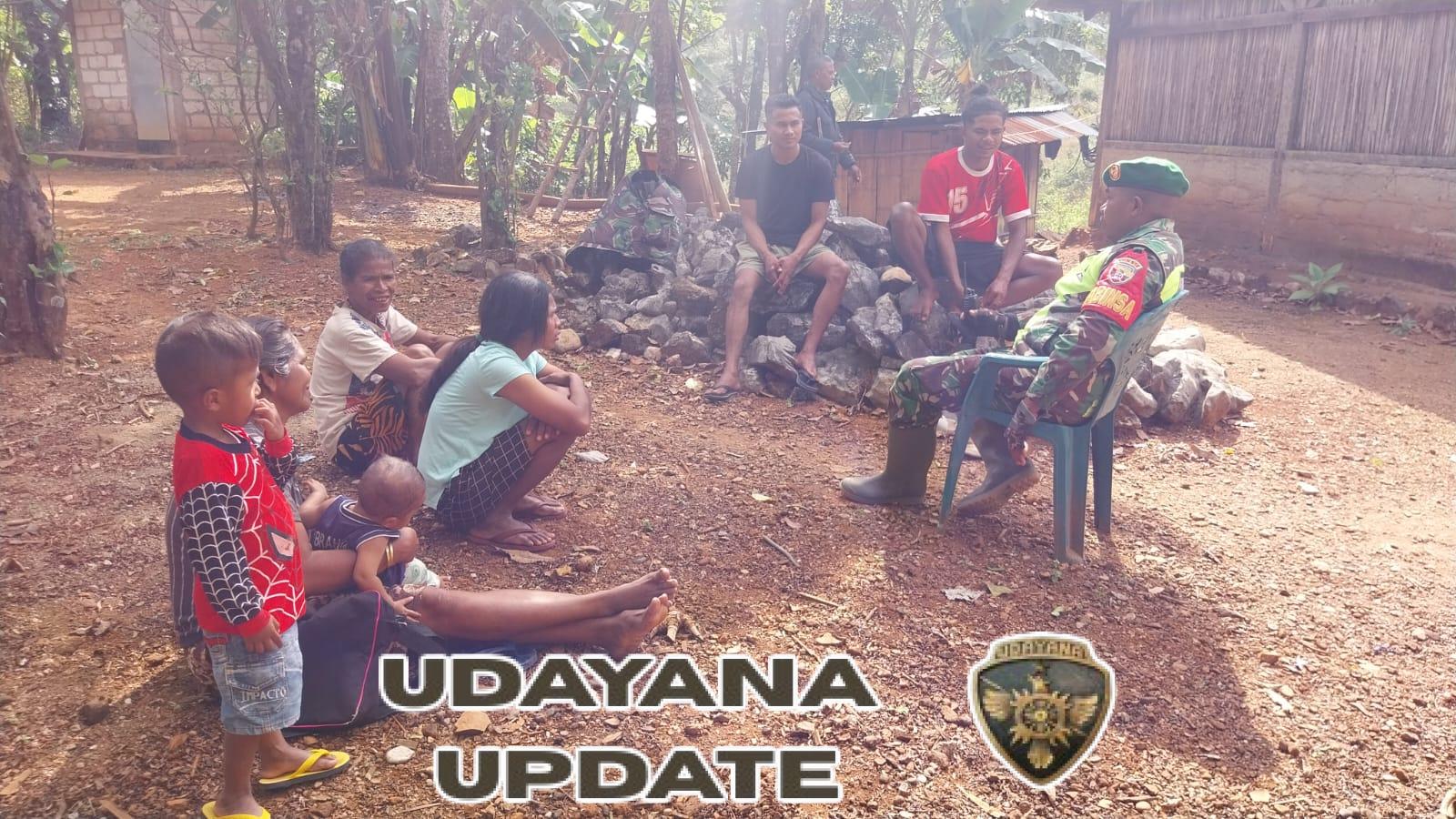 Dorong Kemandirian Ekonomi, Babinsa Koramil 1618-02/Miobar Gelar Komsos di Desa Naekake A