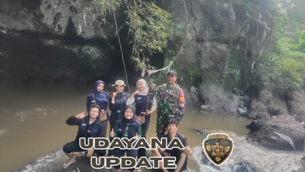 Babinsa Bilebante Dampingi Mahasiswa KKN Unram Observasi Sungai Kokok Babak