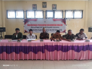 Babinsa dan Tokoh Masyarakat Bahas Persiapan HUT RI ke-80 dan MTQ di Rapat Koordinasi Maluk