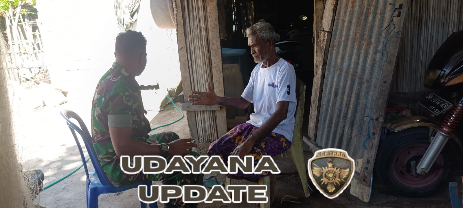 Babinsa Anarae Gelar Komsos Ajak Warga Jaga Kesehatan dan Keamanan Dusun