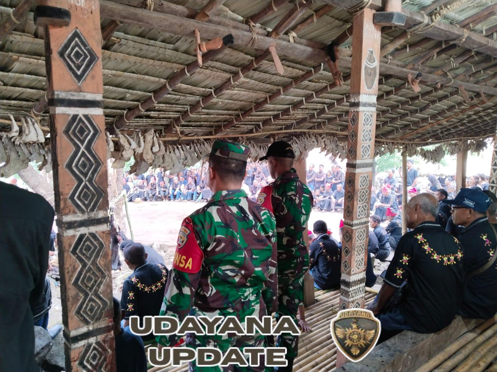 Babinsa Dukung Pelestarian Kebudayaan Lokal dengan Hadiri Acara Adat Koke Bale di Desa Lewokluwok