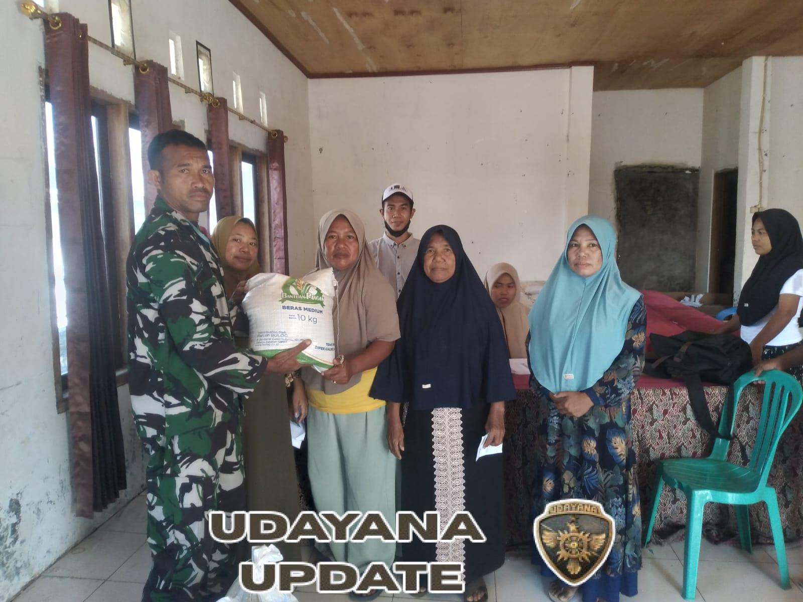 Serda Adhamuddin Dampingi Distribusi Bantuan Beras untuk 262 KK di Desa Kananga