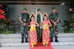 Pangdam IX/Udayana Gelar Kunjungan Kerja Ke Kodim Klungkung