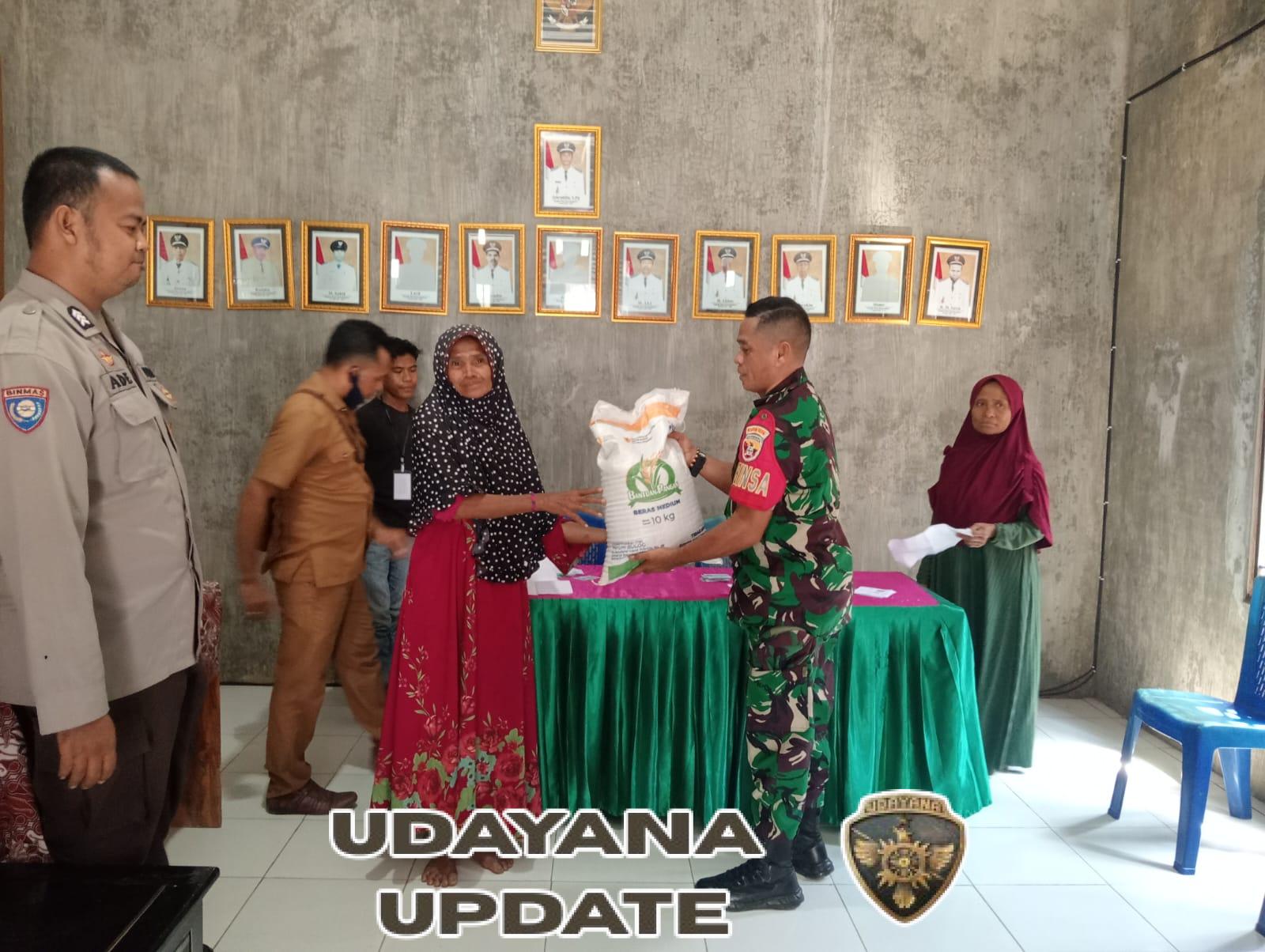 TNI Dampingi Distribusi Beras Cadangan Pemerintah