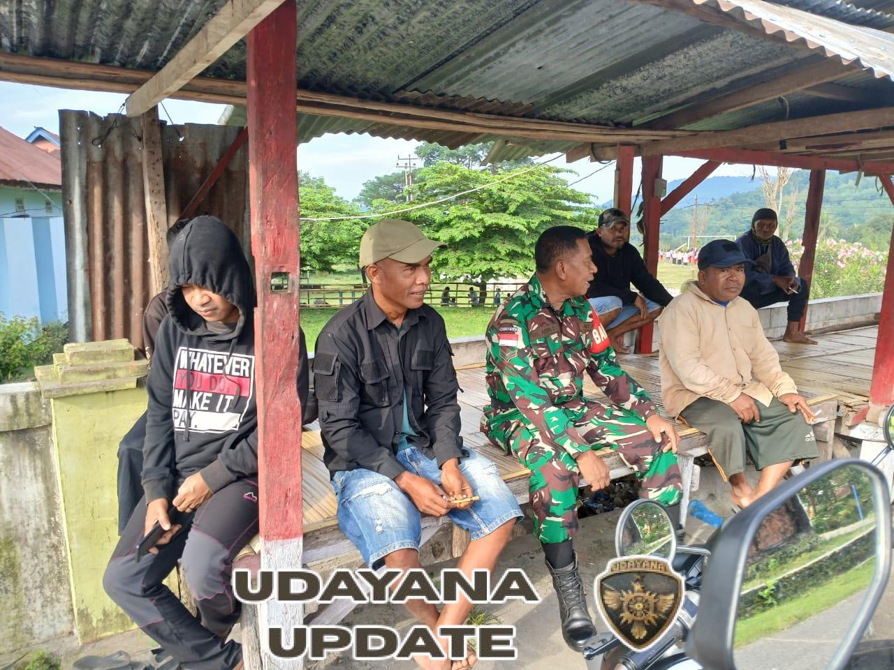 Jaga Kamtibmas, Babinsa Koramil Maurole Terjun Langsung ke Wilayah Binaan