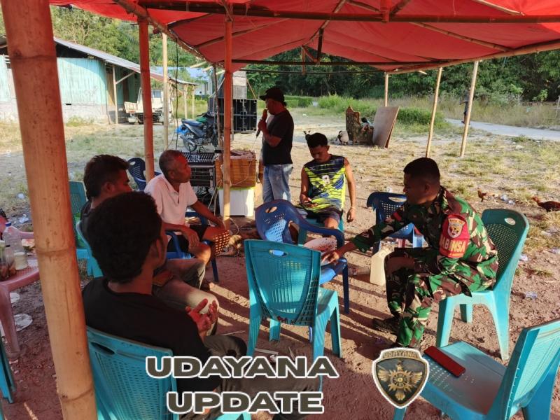 Responsif dan Humanis, Babinsa Kodim Ende Serap Aspirasi Masyarakat di Kanganara