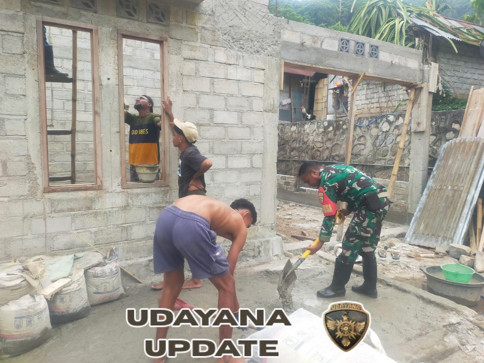 Pererat Kemanunggalan, Babinsa Wolowaru Sambangi Masyarakat Desa Wonda