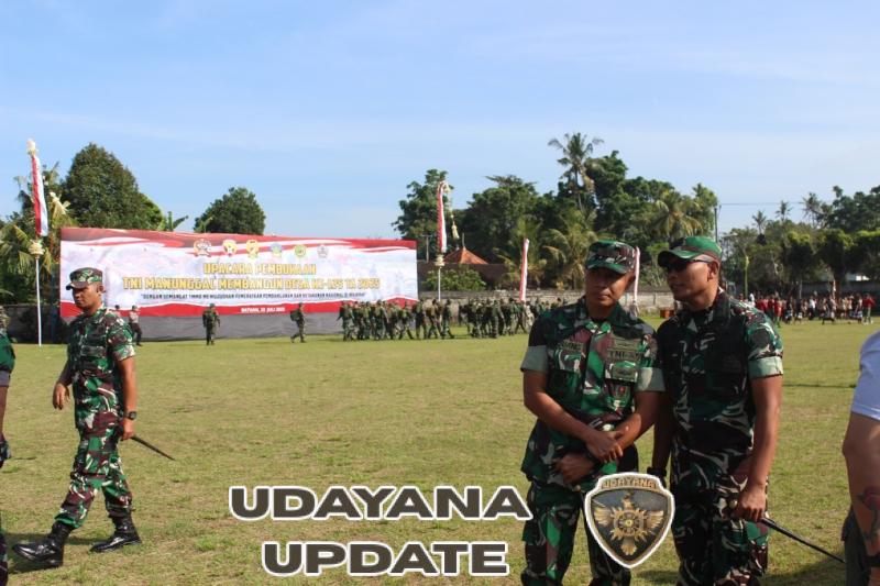 Dandim 1619/Tabanan Dukung Pembukaan TMMD Ke-125 Tahun 2025 di Desa Batuan