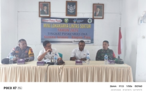 Babinsa Aktif Dukung Pelayanan Kesehatan Lewat Mini Lokakarya Lintas Sektor