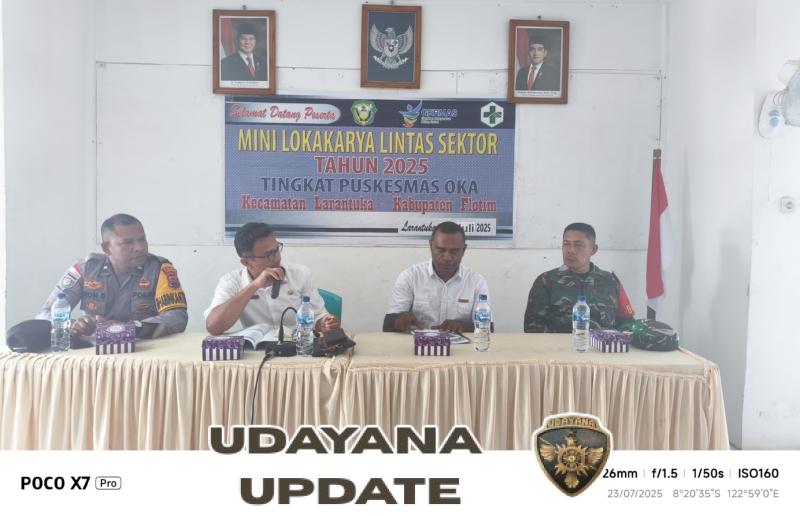 Babinsa Aktif Dukung Pelayanan Kesehatan Lewat Mini Lokakarya Lintas Sektor