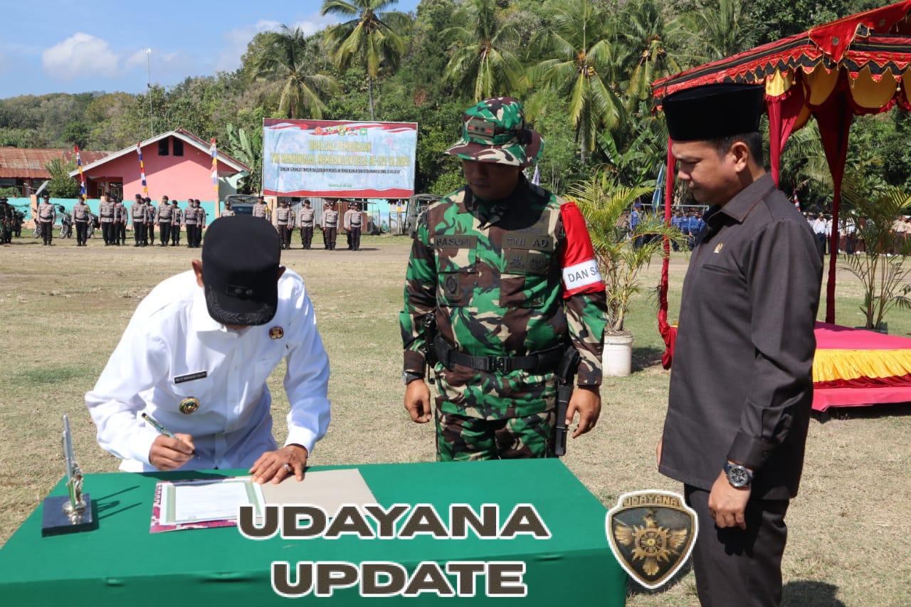 Upacara Pembukaan TMMD ke-125 Digelar di Kalabeso, TNI dan Pemda Sumbawa Bersinergi Bangun Desa