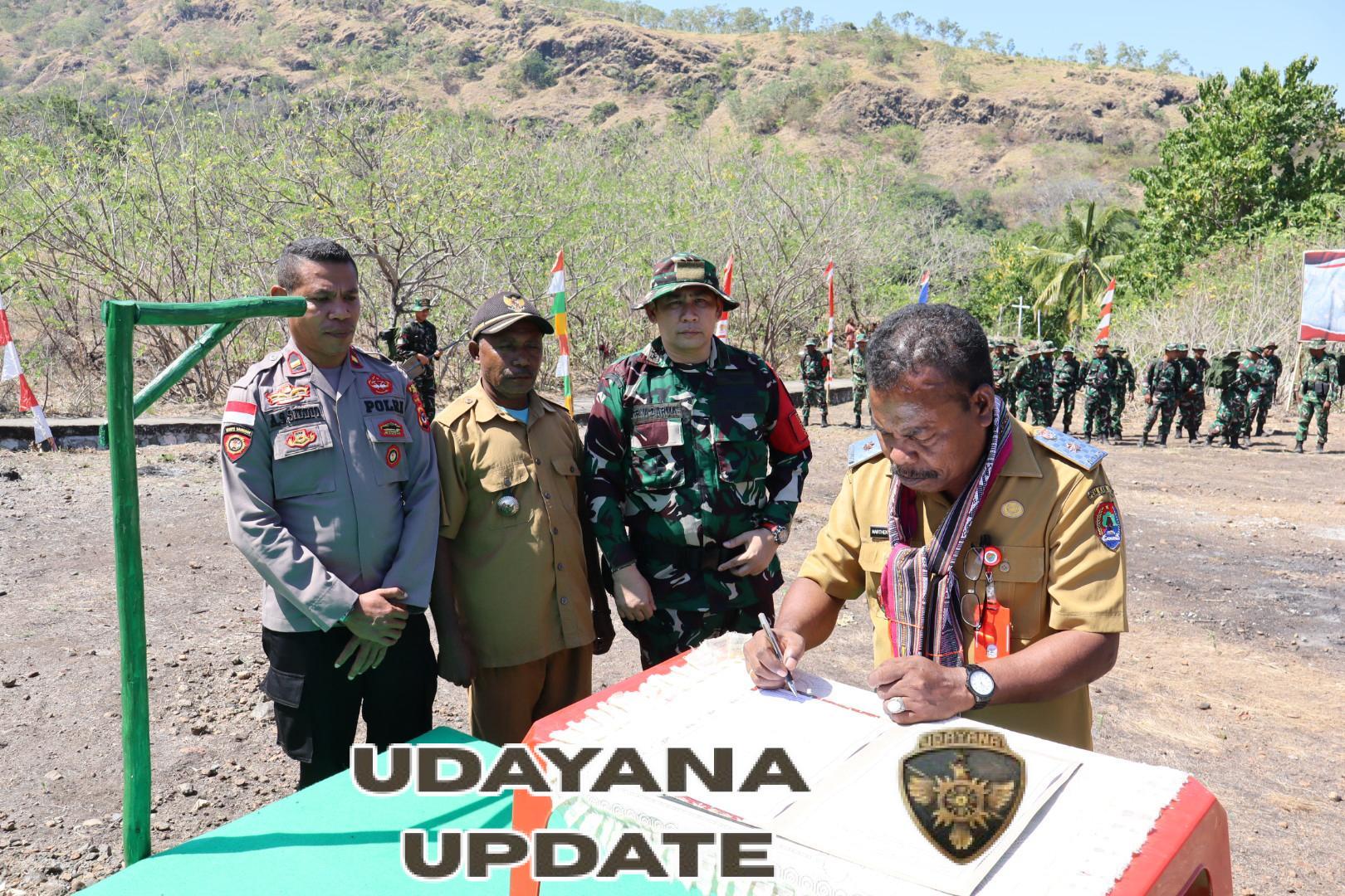 TMMD Ke-125 Resmi Dibuka, Dandim 1622/Alor dan Forkopimda Kunjungi Desa Kiraman