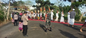 Aparat Gabungan Di Nusa Penida Amankan Puncak Piodalan Di Pura Puncak Mundi