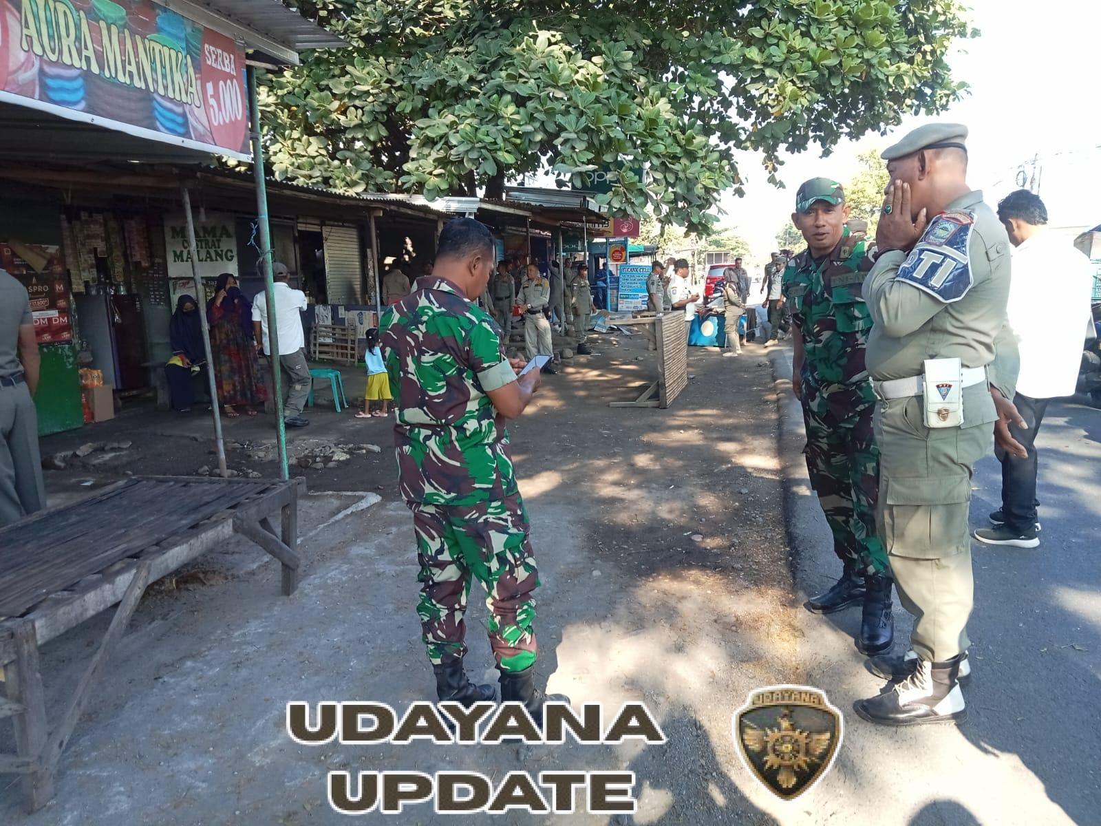 Kodim 1614-01 dan Mitra Kamtibmas Dukung Penataan Kawasan Simpasai