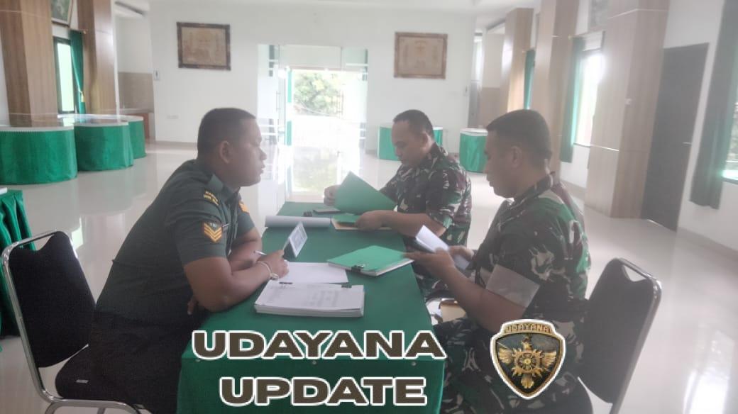 Kodim 1610/Klungkung Dikunjungi Tim Wasev Sterad Bidang Komsos