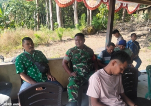 Wujudkan Kamtibmas, Babinsa Maurole Rutin Lakukan Monitoring Wilayah